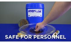 Copper Tube Descaling with Rydlyme Biodegradable Descaler - Video