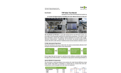 Complete OnSite Solar Thermal Panel Test System Test Bench