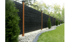 Eco-Flex - Model Eco-Wall - Reduces Highway Noise Sound Wall