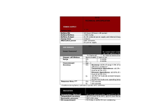 G100-10N CO2 Analyzer - Technical Specification