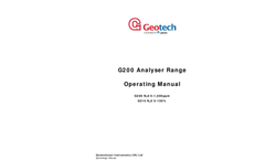 G200-00N N2O Analyzer For Medical Applications - Operational Manual