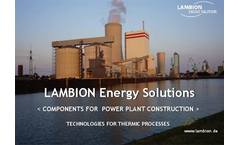 COMPONENTS FOR POWER PLANT CONSTRUCTION