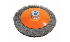 Walter - Saucer Cup Brush with Crimped Wires