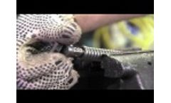 Installing End Fittings on Drain Cleaning Cables Video