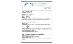 Microbe-Lift - Model HOG - Enhanced Manure Management for Pig Farms - Safety Data Sheet