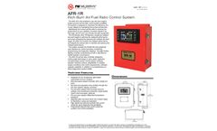 FW Murphy - Model Rich-Burn AFR-1R - Air/Fuel Ratio Control System - Brochure