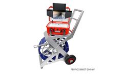 Forbest - Model FB-PIC3388ET-200 - Advanced Mid Range (Push-cart) Sewer Camera with 200ft Cable and Footage Counter
