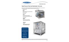 High Pressure Flush and Hydrostatic Test Units - Brochure