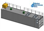 Water Services - Model 52k - Containerized Modular Mobile MBR (Membrane Bioreactor) Water Treatment Units