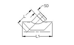 GPK - Model 101-0084 - SDR35 - Gasketed PVC Fitting