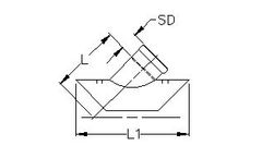 GPK - Model 101-0064 - SDR35 - Gasketed PVC Drainage Fitting