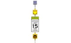Carmanah - Model R829-E (Gen 3) - School Zone Flashing Beacon with Calendar Function