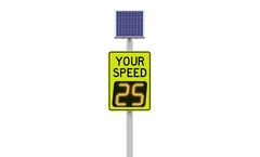 Carmanah - Model SpeedCheck-15 - Radar Speed Sign
