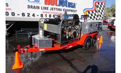 HotJet - Diesel Engine Hot Water Trailer Mounted Drain Line Jetters