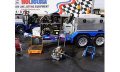 HotJet - Model II - Hot Water Ultimate Drain Cleaning Trailer Mounted Jetter