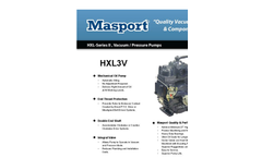 HXL3V - Vacuum / Pressure Pumps Brochure