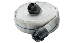 Milwaukee - Model 500 - Single Jacket White Fire Hose