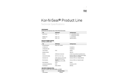 NPC Kor-N-Seal I - Model 106/406 Series - Pipe-to-Manhole Connectors - Brochure