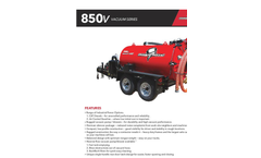Ring-O-Matic - Model 850V - Vacuum Only Excavator - Brochure