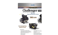 NVE Challenger - Model 607 Pro - Heavy Duty Vacuum Pumps - Brochure
