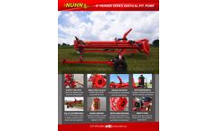 Nuhn - 8" Vertical Pit Pump - Brochure