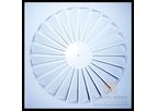 Model SD-E - Plate Swirl Diffuser
