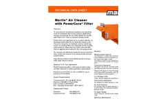 Martin - Air Cleaner with PowerCore Filter Datasheet