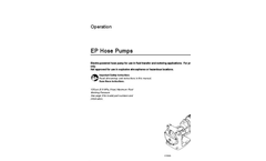 Model EP2 Series - Hose Pump Brochure