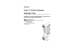 Husky - Model 15120 - Air-Operated Double Diaphragm Pumps Brochure