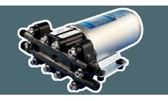 Pumptec - Model 114T - Injection Molded Pump Body for 1/8hp DC Motors