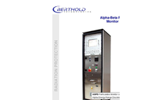 Berthold Sirius - Model 2 LB 9526 - Tube Luminometer- Brochure