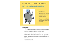Berthold - Model LB 790 / LB 761 - Alpha Beta Low Level Counter - Brochure