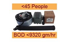 Septo-Air Basic System - Model <45 People / BOD <9320gm/hr - Septic Tank Conversion Unit
