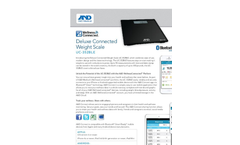 Plusconnect - Model UC-350BLE - Wireless Weight Scale - Brochure