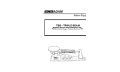 Triple Beam Balances TBB 2610T 