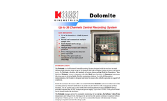 Kinemetrics Dolomite Full-featured Central Recording System - Brochure