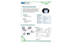 B&W Tek - Model BFH - Fiber Optic In-Line Filter Holder - Brochure
