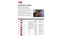 Coolant Filters  -Brochure