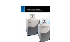 Avanti - Model JXN-30 - Centrifugation Brochure