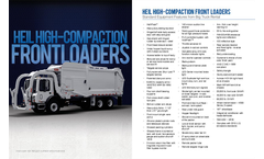 Heil High-Compaction Front Loaders Brochure