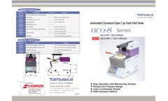 Cannon - Model ACO-8AS - Asphalt Coc Flash Point Tester - Brochure