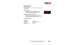 Carbolite - Model R38 - Basic PID Set-point Controller - Datasheet