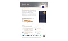 Znshine - Model ZXP6-T60 Series - Polycrystalline PV Module Brochure