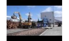 Saalasti Chippers and Saalasti Crushers Processing Biomass - Video