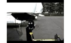 Tractor Trailer Pusher maneuvers a fifth wheel camper. Video