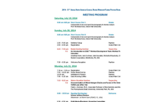 2014 NACRW Program Brochure