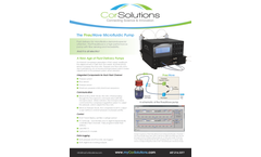 CorSolutions PneuWave - Model ECO - Microfluidic Pump - Datasheet