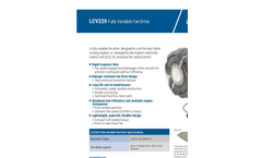 Stratis - Model LCV220 - Variable Speed Fan Drives - Brochure
