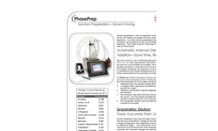 PhasePrep - Mix Solvents Instrument Brochure