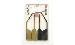 MicruX - Model TL-IDA1-Au (20 units/box) - Thin-layer Microfluidic Gold Interdigitated Sensor (10/10 µm)